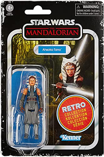 Star Wars Retro Collection Asoka Tano, escala aproximada de 9,2 cm