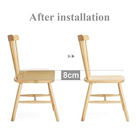 Sunmall Dining Chair Heightening Cushion Portable Dismountable Adjustable Highchair Booster for Baby Toddler Kids Infant Washable Thick Chair Seat Pad Mat (Khaki+Brown)