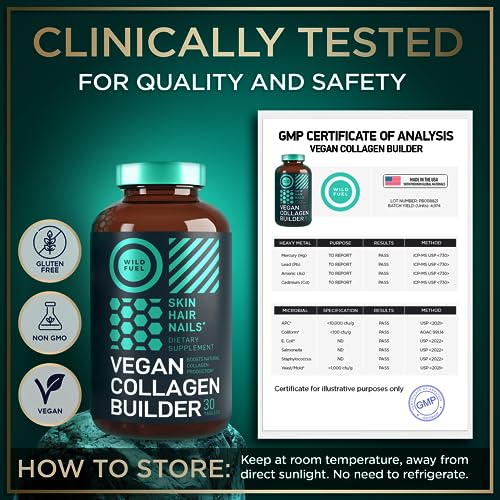 Wild Fuel Vegan Collagen Builder Tablets