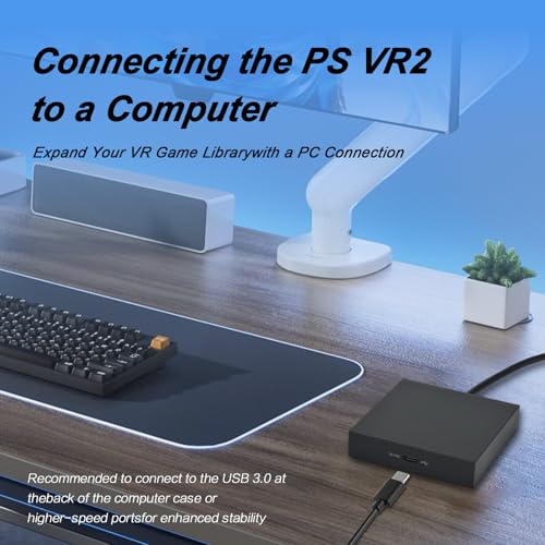 Image of Power Adapter&DP Cable - Expand Your PS VR2 Game Library with Enhanced Compatibility
