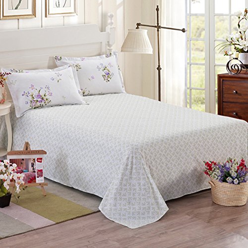 Feuilles de coton de qualité supérieure 200x230cm modèle B pour lit - 2