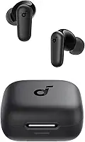 soundcore P30i da Anker, Fone de Ouvido Sem Fio com Cancelamento de Ruído Adaptativo Graves Poderosos Bluetooth 5.4, 45H de Reprodução Estojo 2-em-1 com Suporte para Celular, Resistência à Água, Preto