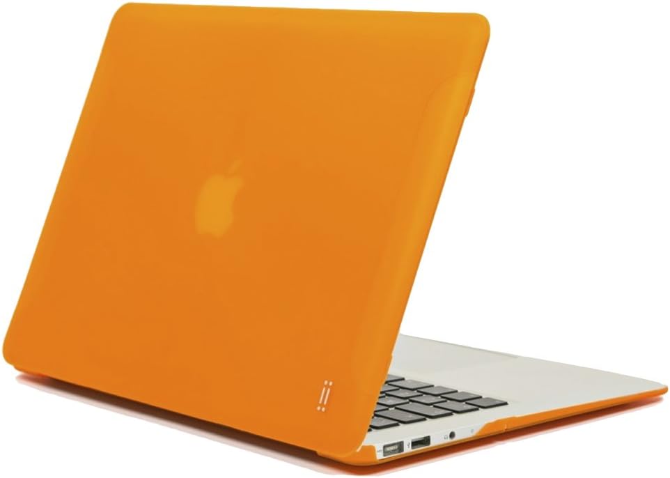 AIINO - Matte Hard Cover for MacBook Air 11 inch I Protective Case I Hard Shell Case Cover I MacBook Air Case 11 inch I Sleek Design I MacBook Air Acessories Case I Apple Laptop Protection - Orange