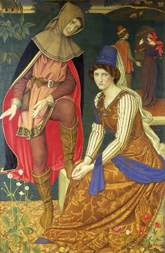Pinturas murales retro Edward Southall soluciona paredes vacias en salones modernos 60x90cm