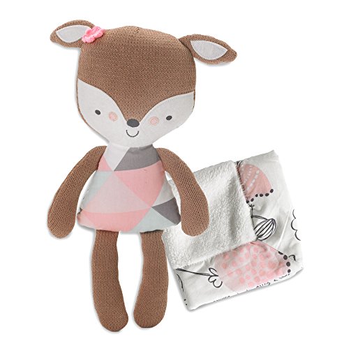 Lolli Living Softie Plush & Blankie (Fiona Deer). Baby Deer Stuffed Animal with Security Blanket Lolli Living Softie Plush & Blankie (Fiona Deer). Baby Deer Stuffed Animal with Security Blanket