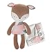 Lolli Living Softie Plush & Blankie (Fiona Deer). Baby Deer Stuffed Animal with Security Blanket
