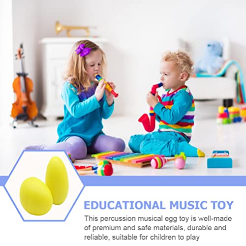 Vaguelly Maracas 4 Pieces Plastic Egg Shaker Set Hand Percussion Instruments Easter Eggs Maracas For Kids Adults Egg Shakers #TOP6
