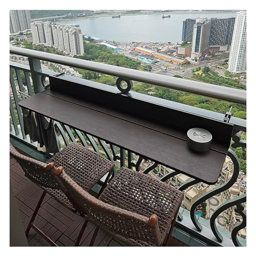 Table de balcon pliable sans perçage pour aménager les petits espaces - 2