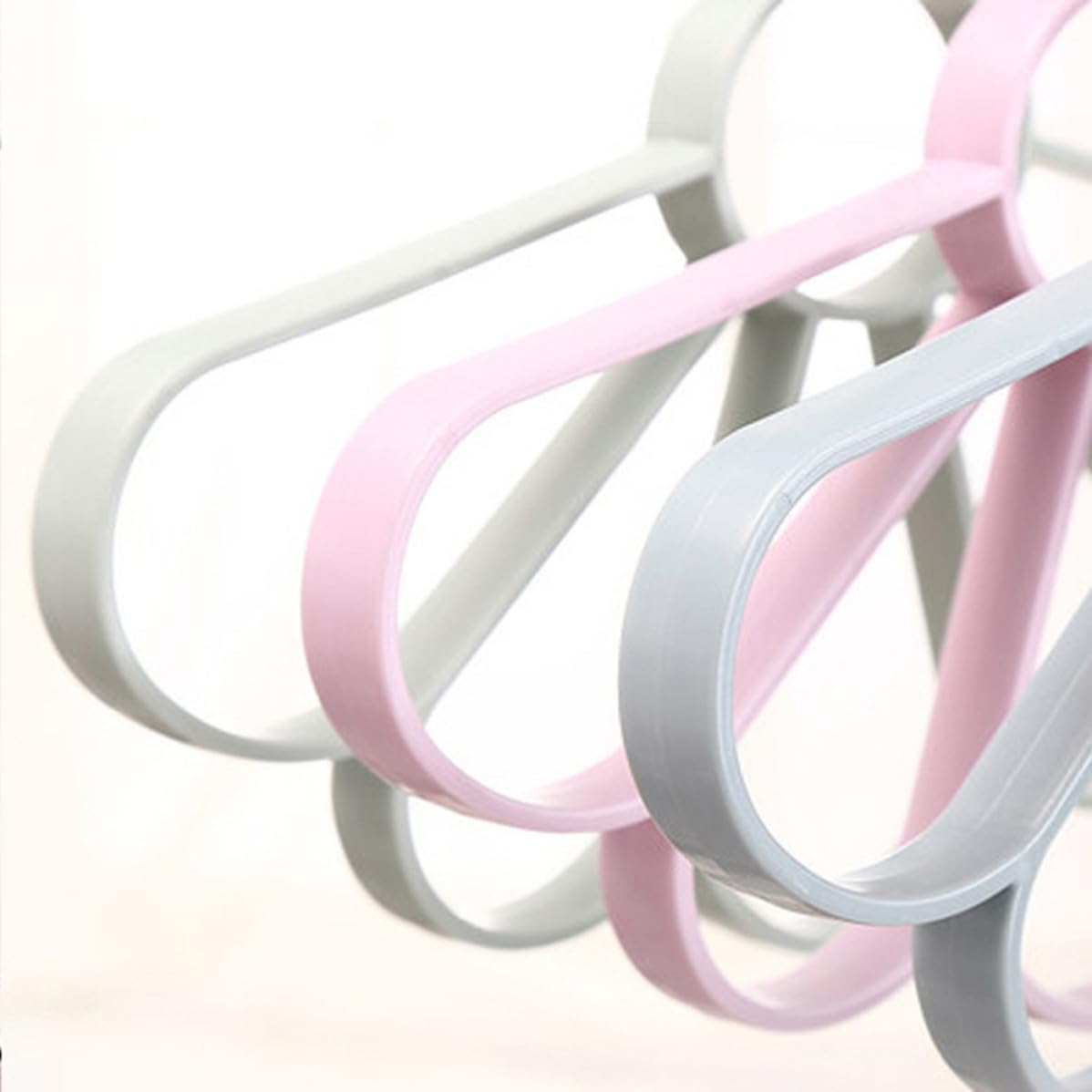 Scarf and Belt Rack PP Fan Shaped for Closet Organization