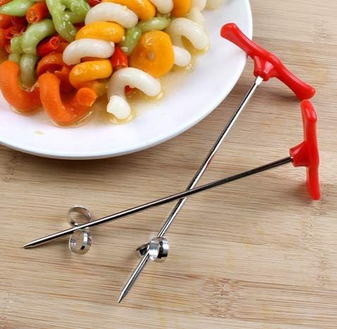 Miniatura 4 de Angelastore Fruit & Vegetable Tools Garnishes Herramienta de tallado de cuchillo en espiral de verduras, patata, zanahoria, pepino, ensalada