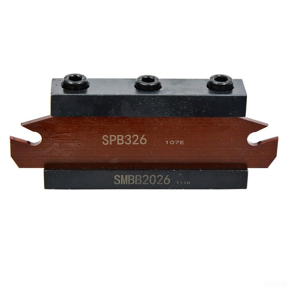 Lame de coupe à fente, SPB326 SPB26-3 mm lame de séparation de rainurage SMBB2026 Porte-outil de bloc de coupe, porte-outil de bloc de coupe