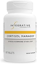 Integrative Therapeutics Cortisol Manager - Balance Cortisol & Support Relaxation for Restful Sleep* - Includes Ashwagandha & L-Theanine for Confidence with Less Stress* - 90 Tablets 45 Servings