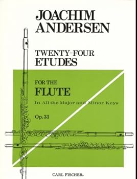 Paperback Twenty-Four Etudes for the Flute: In all the Major and Minor Keys - Op. 33 Book