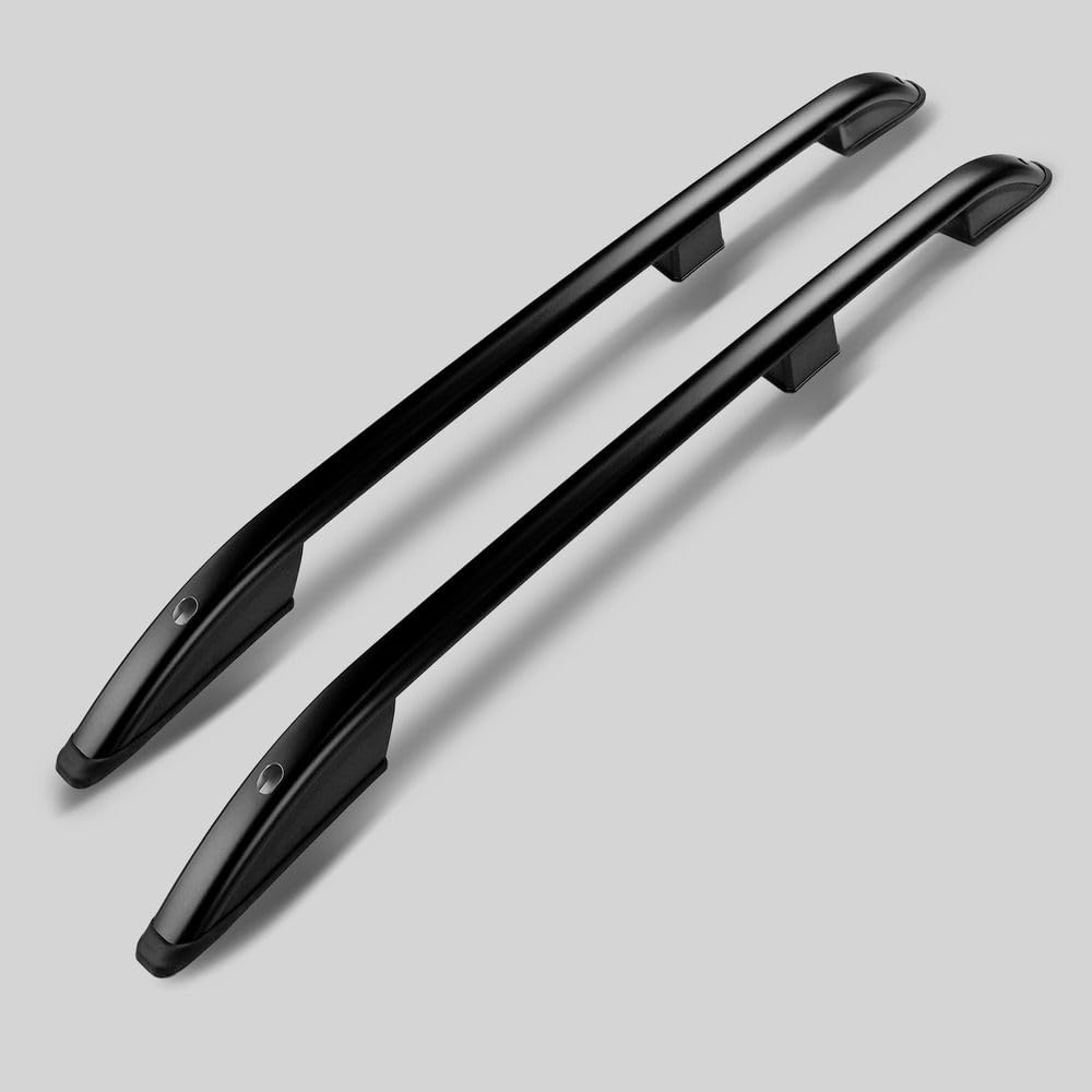 CHROMEMASTER Barras Portaequipajes, Rieles de Techo Compatible con Renault Kangoo L1 Standard Corto 1998-2009; Se Utilizan para el Montaje de Portaequipajes de Techo, Cajas de Techo o Portabicicletas
