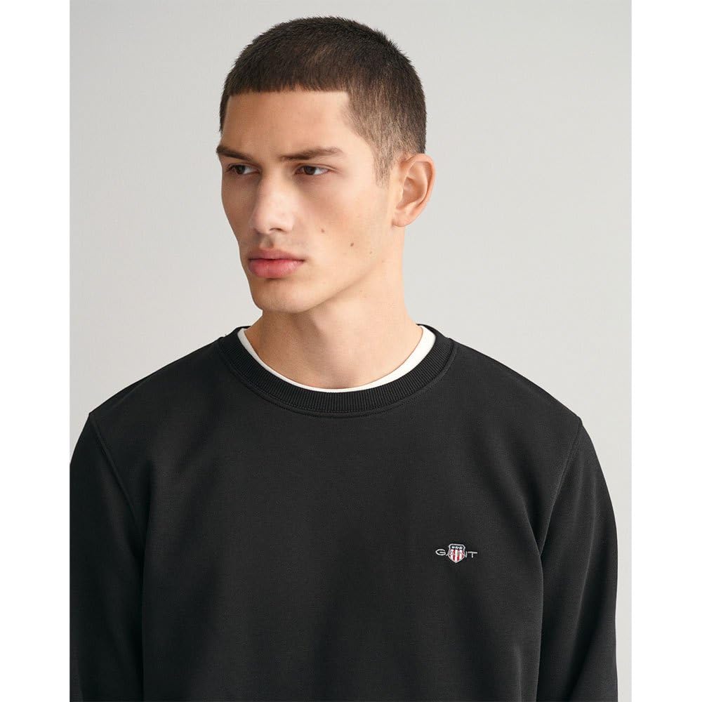 Gant Herren Reg Shield C-Neck Sweat Sweatshirt (1er Pack)