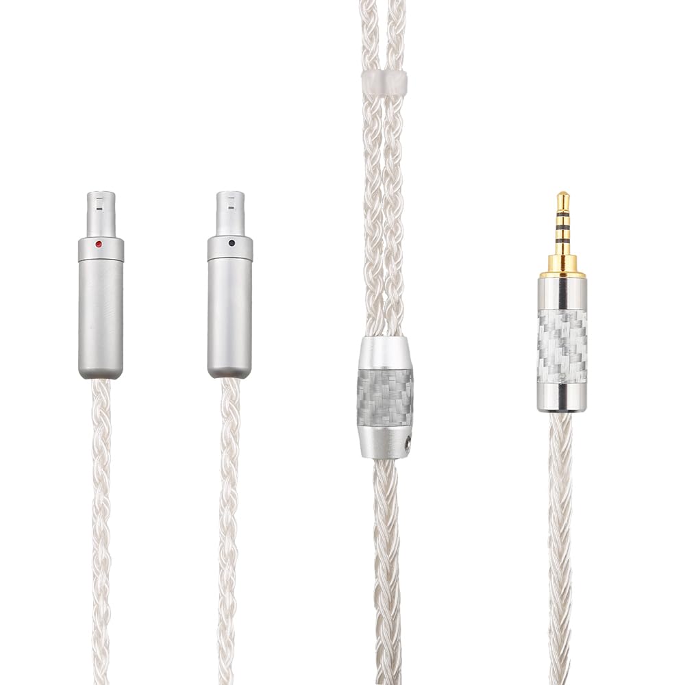 16 Core Upgrade Replacement Cord 2.5/3.5/4.4/6.35mm Male Plug o Headphone Earphone Cable for HD800s HD800 HD820s HD820 HD8XX Dharma D1000 (4.4mm16SHD800)
