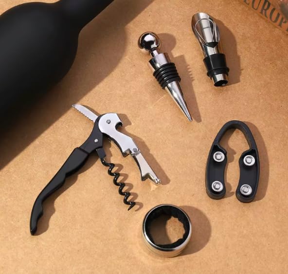 Stainless steel wine bottle opener by Generic - Used condition - Image 2