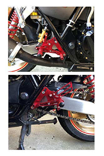 Repose-pied arrière réglable CB400SF commandes reculées CNC ajustables