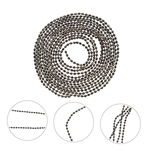 COHEALI Corrente De Contas De Cobre Corda De Decoração Faça Você Pulseira Para Confecção De Roupas C