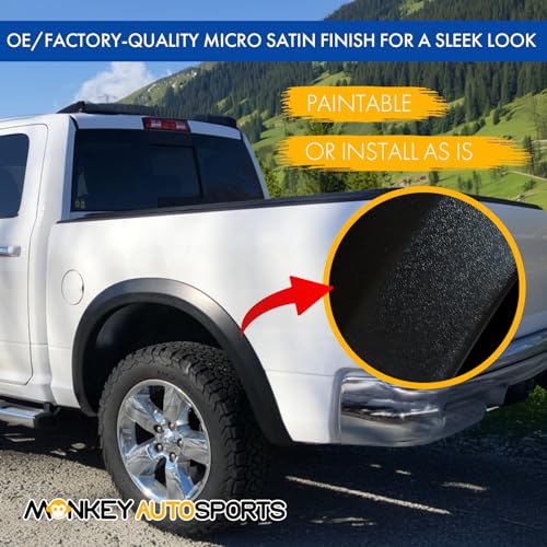 Dodge Ram 1500 Factory/OE Design Fender Flares. 2009-2018 Models. Set of 4 by Monkey Autosports - Image 7