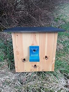 Garten-Deko-Fuchs Hummelkasten mit Wachsmottensperre