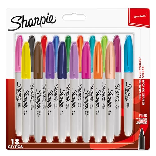 Sharpie Permanent Markers | Fine Point | Assorted 