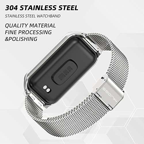 Image of Strap for Amazfit Band 7 Metal Replacement Strap Wristband Watch Strap Compatible with Amazfit 7 Fitness Tracker smartwatch