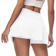 Womens Tennis Skirts High Waisted Athletic Golf Skorts with Pockets Skirts for Women Casual Workout Built-in Shorts