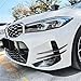 Front Bumper Canards Compatible For BMW 3 Series G20 G21 G28 LCI M Sport 318i 320i 330i M340i 2022-2024+ Side Splitter AirVent Trim Blade(Carbon fibre)