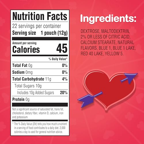 Fun Dip Valentine's Day Candy, Friendship Exchange, 22 Count Box