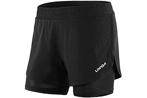 Lixada Double Layer Yoga Shorts: Comfort and Confidence in Every Move