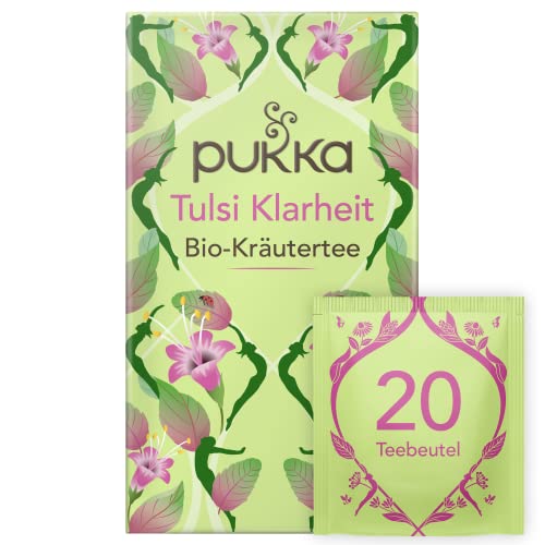Preisvergleich Produktbild Pukka / Bio-Kräutertee Tulsi Klarheit / Grüne, Lila und Vana Tulsiblätter / für frische Gedanken / 1er Pack / 20 Teebeutel