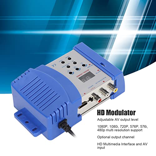 Tangxi HDMI Modulator RF Modulator for PAL NTSC Format, Composite VHF UHF AV to RF Converter, RF Modulator TV Audio Video Converter for Home TV(F Female) by Tangxi - Image 7