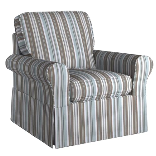 Sillón Giratorio Plegable Marrón