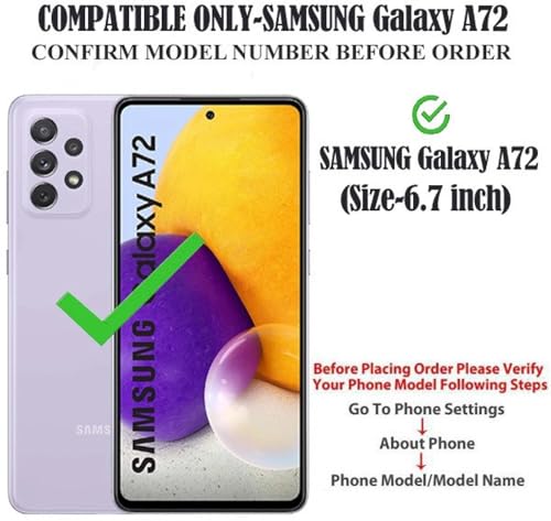 Image of BOXXO Flexible Back Cover for Samsung Galaxy A72 5G | Back Cover Transparent Clear Shockproof Case Four Corner Protection | Slim Protective Mobile Phone Cover for Samsung Galaxy A72 5G
