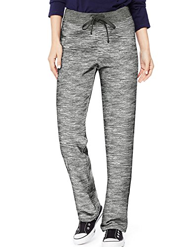 Hanes French Terry Pant (O4694) Ebony Spacedye, M