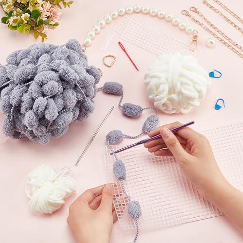 WADORN DIY Crochet Handbag Making Kit - Image 3