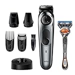 Braun Beard Detail Trimmer, Hair Clippers for Men, Cordless & Rechargeable, Mini Foil Shaver with Gillette ProGlide…