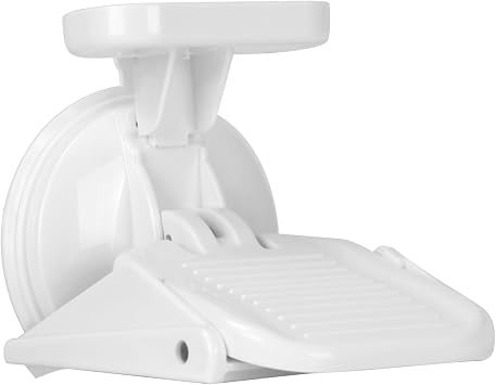Shower Foot Rest, Strong Suction Cup Foldable Foot Stool for Shaving Legs