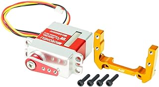 NexxSpeed Precision HV Micro Servo Full Metal Gear w/Servo Mount (Gold) - FMS FCX24