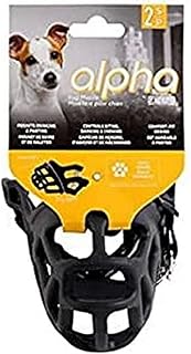 ZEUS Alpha TPR Muzzle for Small Dogs, Black