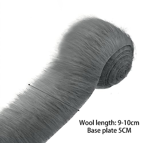 4Pcs Faux Fur Ribbon Soft Christmas Fluffy Diy Craft Shaggy Synthetic Plush Patch Sewing Fur Cuts For Garland Party Decoration Furry Patch Ribbon For Winter Costume Gnome Beard Fur Ball Carpet Pet Pad #TOP7