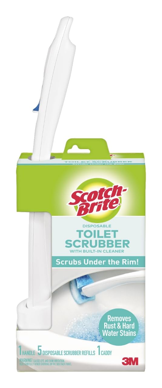 Scotch-Brite 3M Disposable Toilet Scrubber Cleaning System