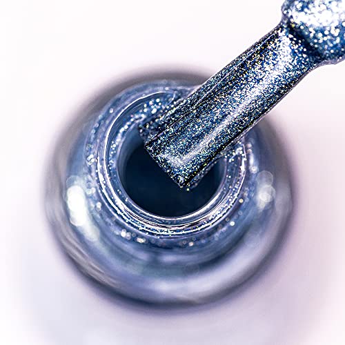 Esmalte Risqué Livre para Brilhar Azul Metálico Já Acordo Divando 8ml