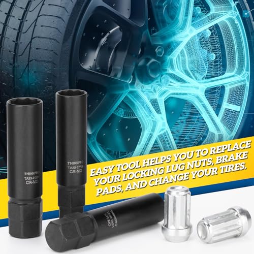 Thinkpro 10 Spline Lug Nut Key Replacement for TA20-17/19, Compatible with Bimecc 10-Spline Lug Nuts and Lug Bolts,10 Point Socket 17mm,19mm Hex Drive - Thumbnail 6