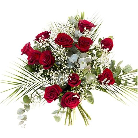 Ramo de 12 Rosas Rojas Naturales Cover