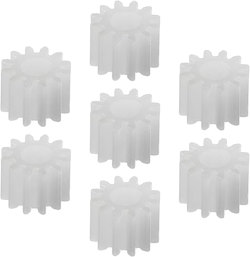 Miniatura 7 de Othmro 10 piezas de engranajes de plástico 12 dientes modelo 123A engranaje de reducción engranajes de gusano de plástico para RC coche robot motor