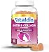 Produktbild VITALDIN Biotin + Kollagen Gummies  Beauty Nahrungsergänzung  2.500 mcg Biotin, Vitamin C & E  60 Fruchtgummis (für 1 Monat), Zitrusgeschmack  für den Erhalt normaler Haut und Haare  Glutenfrei