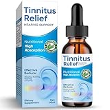 Tinnitus Relief for Ringing Ears, Natural Ingredients Tinnitus Ear Ringing Relief, Effective Tinnitus Treatment to Reduce Ear Noise & Improve Hearing for Men & Women