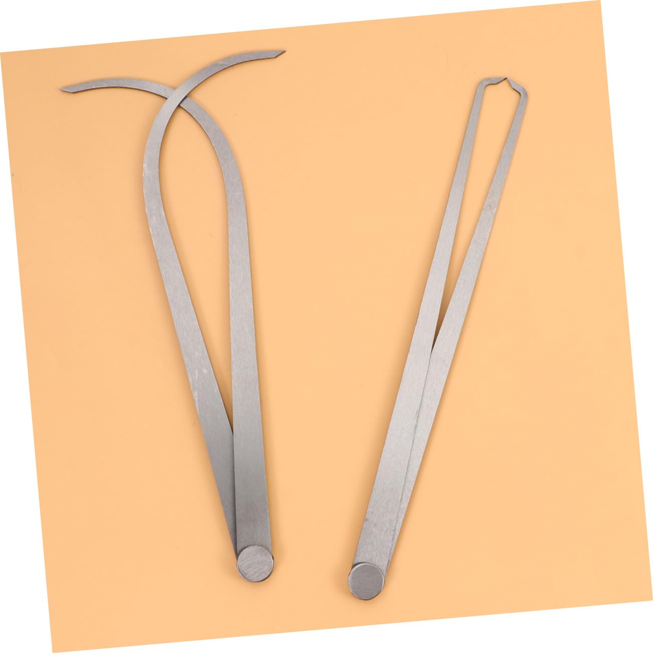 Messschieber und 500mm Messlänge aus Edelstahl mit Hoher Härte 2 Stück Einfaches Messwerkzeug für Präzise Innen und Außenmessungen für Frauen